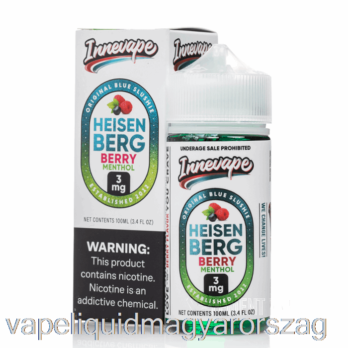 Heisenberg Bogyó Mentol - Innevape - 100ml 6mg Vape Folyadék